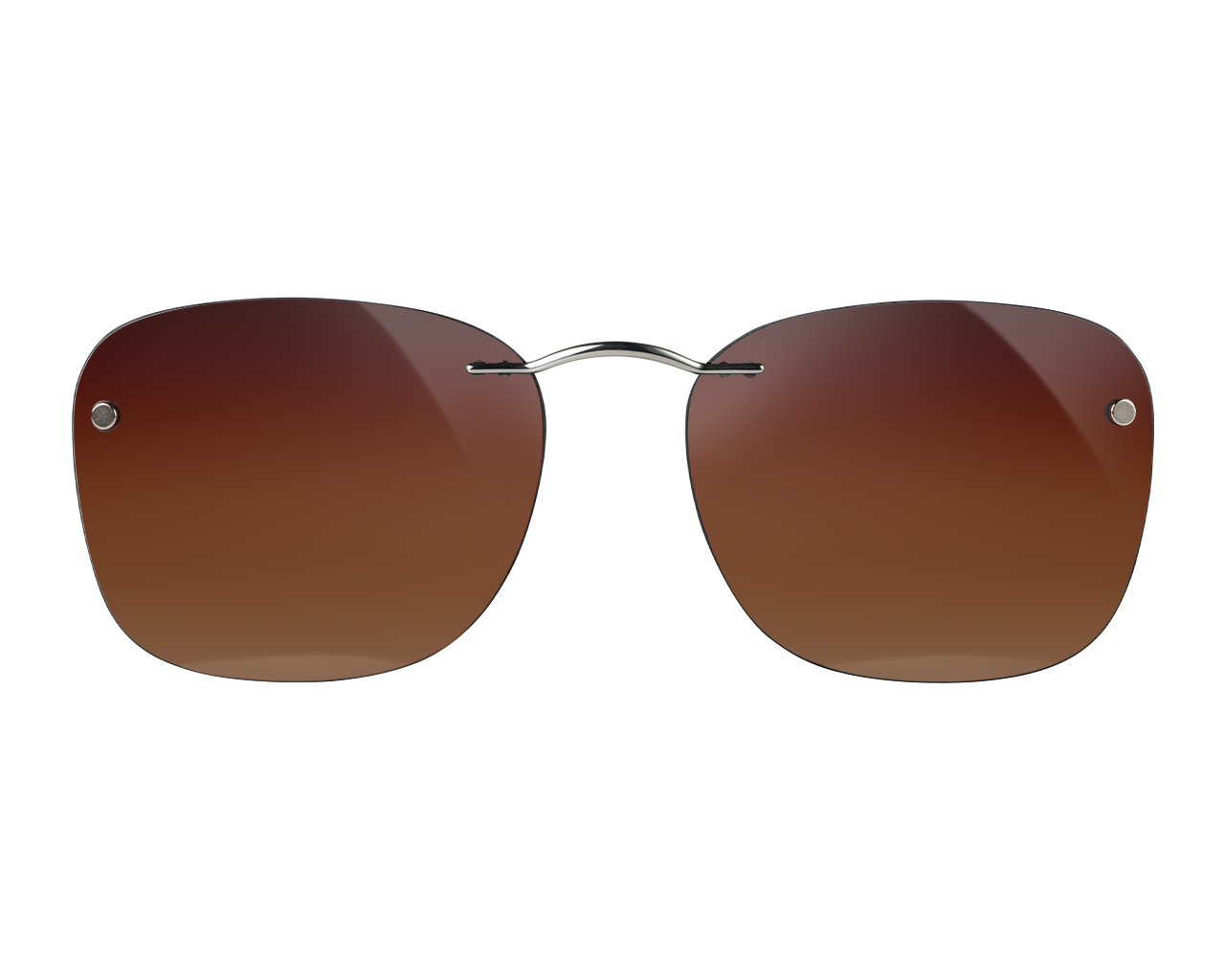 Chemistrie Sun clip in gradient amber, shown without a frame.