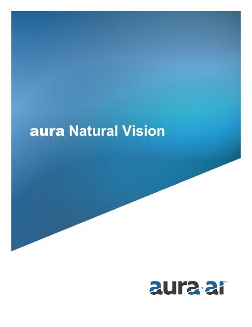 First page of aura Natural Vision™ Technical White Paper