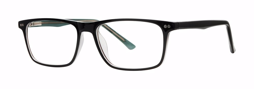 Fiction frame in black/crystal green