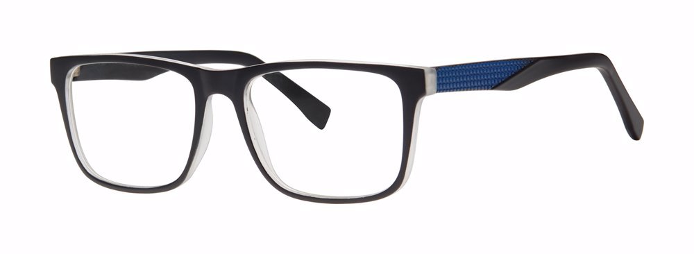 Leverage frame in black/navy matte