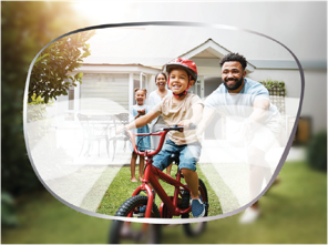 View through the aura Performance™ progressive lens